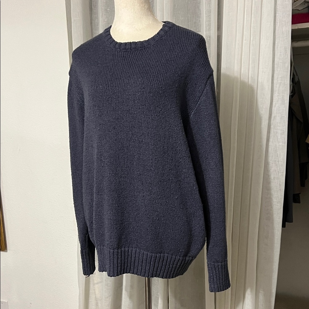 Rumored Oversized Fair isle Navy Sweater